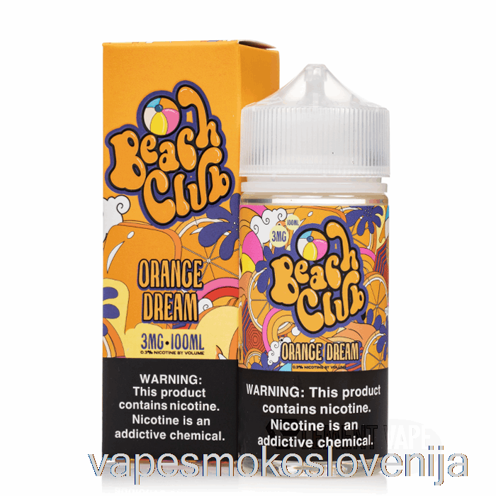 Vape Petrol Orange Dream - Beach Club - 100ml 12mg
